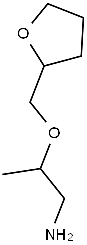 2-(Tetrahydrofuran-2-ylmethoxy)propylamine 95% Struktur