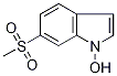 1-Hydroxy-6-(methylsulphonyl)-1H-indole Struktur