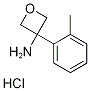 3-(2-Methylphenyl)oxetan-3-amine hydrochloride, 2-(3-Aminooxetan-3-yl)toluene hydrochloride Struktur