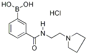 3-[(2-Pyrrolidin-1-ylethyl)carbamoyl]benzeneboronic acid hydrochloride 98% Struktur