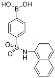 4-(Naphth-1-ylsulphamoyl)benzeneboronic acid Struktur