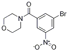 4-(3-Bromo-5-nitrobenzoyl)morpholine 98% Structure