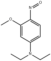 N,N-Diethyl-3-methoxy-4-nitrosoaniline Struktur