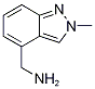 (2-Methyl-2H-indazol-4-yl)methylamine Struktur