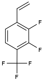 2,3-Difluoro-4-(trifluoromethyl)styrene Struktur