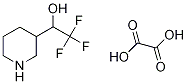 1-(Piperidin-3-yl)-2,2,2-trifluoroethan-1-ol ethane-1,2-dioate, 1-(Piperidin-3-yl)-2,2,2-trifluoroethan-1-ol oxalate Struktur