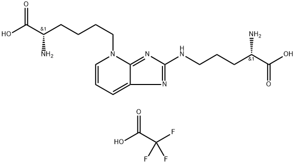 Pentosidine trifluoroacetate salt Struktur