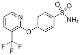 2-(4-Sulphamoylphenoxy)-3-(trifluoromethyl)pyridine Struktur