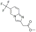 2-(2-Methoxy-2-oxoethyl)-6-(trifluoromethyl)imidazo[1,2-a]pyridine Struktur