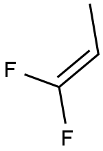 1,1-Difluoroprop-1-ene Struktur