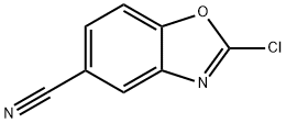 2-Chloro-1,3-benzoxazole-5-carbonitrile Struktur