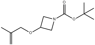 tert-Butyl 3-(2-methylallyloxy)azetidine-1-carboxylate Struktur