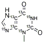 3-Methylxanthine-13C4,15N3 Struktur