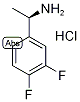 (R)-3,4-Difluoro-alpha-methylbenzylamine hydrochloride Struktur