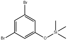 3,5-Dibromophenoxytrimethylsilane Struktur