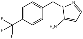 1-[4-(Trifluoromethyl)benzyl]-1H-pyrazol-5-amine Struktur