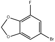 5-Bromo-1-fluoro-2,3-(methylenedioxy)benzene Struktur