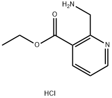 Ethyl 2-(aminomethyl)nicotinate hydrochloride Struktur