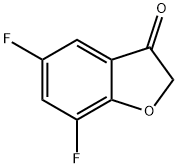 5,7-Difluoro-2,3-dihydrobenzo[b]furan-3-one Struktur