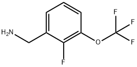 2-Fluoro-3-(trifluoromethoxy)benzylamine Struktur