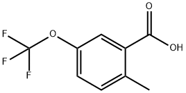 2-Methyl-5-(trifluoroMethoxy)benzoic acid, 97% Struktur