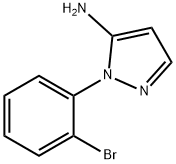 1-(2-Bromophenyl)-1H-pyrazol-5-amine Struktur