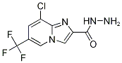 8-Chloro-6-(trifluoromethyl)imidazo[1,2-a]pyridine-2-carbohydrazide Struktur