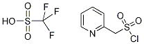 (Pyridin-2-yl)methanesulphonyl chloride triflic acid,  2-[(Chlorosulphonyl)methyl]pyridine trifluoromethanesulphonate, 2-[(Chlorosulphonyl)methyl]pyridine triflate Struktur