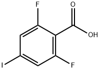 2,6-Difluoro-4-iodobenzoic acid Struktur