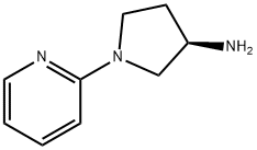 (3R)-1-(Pyridin-2-yl)pyrrolidin-3-amine Struktur