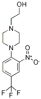 1-(2-Hydroxyethyl)-4[2-nitro-4-(trifluoromethyl)phenyl]piperazine Struktur