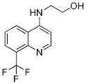 4-[(2-Hydroxyethyl)amino]-8-(trifluoromethyl)quinoline Struktur