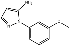 1-(3-Methoxyphenyl)-1H-pyrazol-5-amine Struktur