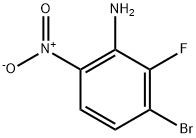 2-Amino-4-bromo-3-fluoronitrobenzene Struktur