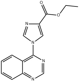 Ethyl 1-(quinazolin-4-yl)-1H-imidazole-4-carboxylate Struktur