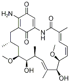 7-Descarbamoyl 17-Amino Geldanamycin-15N Struktur