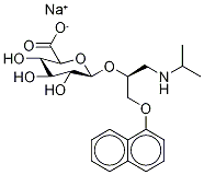 (S)-Propranolol-d7 β-D-Glucuronide SodiuM Salt Struktur