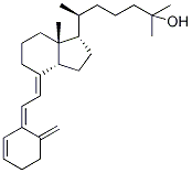 3-Dehydroxy-3-ene-25-ol VitaMin D3-d6 Struktur