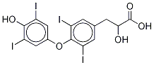 3,5,3',5'-Tetraiodo Thyrolactic Acid-13C6 Struktur