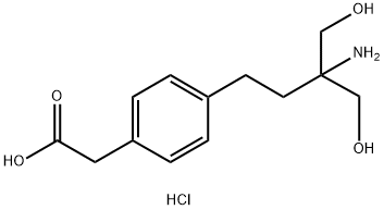 FTY720 Acetic Acid Hydrochloride Struktur