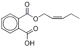 Mono(2Z-pentenyl) Phthalate-d4 Struktur