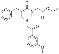 N-[2-[[[2-(3-Methoxyphenyl)-2-oxoethyl]thio]Methyl]-1-oxo-3-phenylpropyl]glycine DicyclohexylaMine Ethyl Ester Struktur