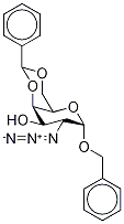 Benzyl 2-Azido-2-deoxy-4,6-benzylidene-α-D-galactopyranoside Struktur