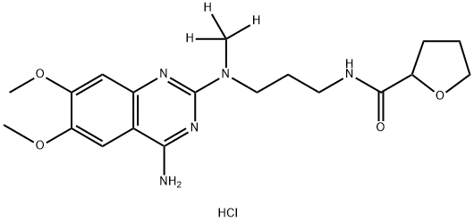 Alfuzosin-d3 Hydrochloride Struktur