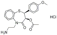 N,N-Didesmethyl Diltiazem-d4 Hydrochloride Struktur