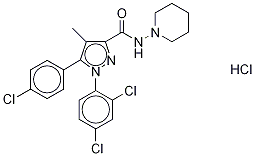 Rimonabant-d10 Hydrochloride Struktur