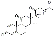 Prednisone 21-Acetate-d3 Struktur