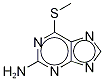 6-Methylthioguanine-d3 Struktur