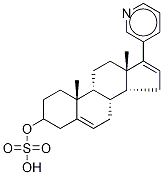 (3β)-17-(3-Pyridinyl)androsta-5,16-dien-3-ol Sulfate SodiuM Struktur