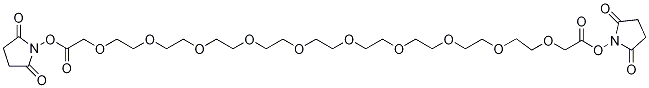 Decaoxadotriacontadioic Acid Bis(N-Hydroxysuccinimide) Ester Struktur